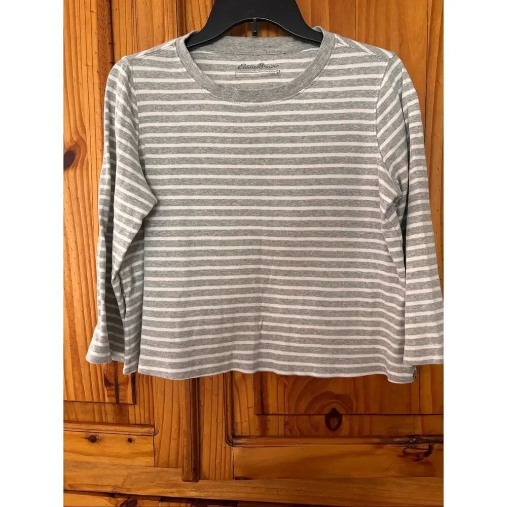 Eddie Bauer Long Sleeve Crop Tee